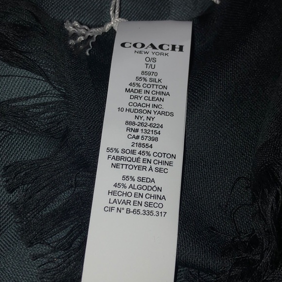 NWT AUTHENTIC COACH SCARF🔴SALE - Picture 4 of 4